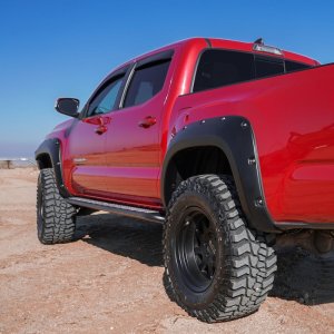 Toyota Tacoma Fender Flares - Husky Liners - Pocket Style - Matte-Black - `16-`23